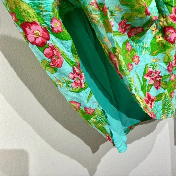 Matilda Jane Pretty Floral Dress Size M. Scrunchedd Back With Inner Lining - Picture 3 of 10